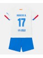 Barcelona Marcos Alonso #17 Auswärts Trikotsatz für Kinder 2023-24 Kurzarm (+ Kurze Hosen)